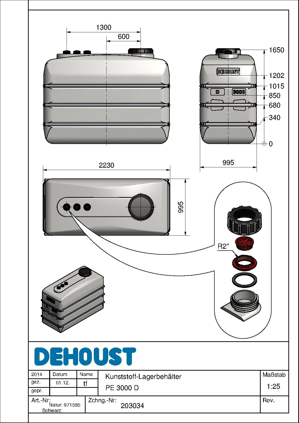 3000l df rysunek techniczny